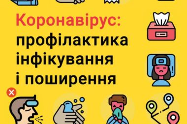 Коронавірус профілактика інфікування і поширення