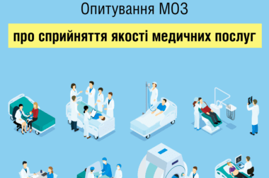 Опитування МОЗ про сприйняття якості медичних послуг